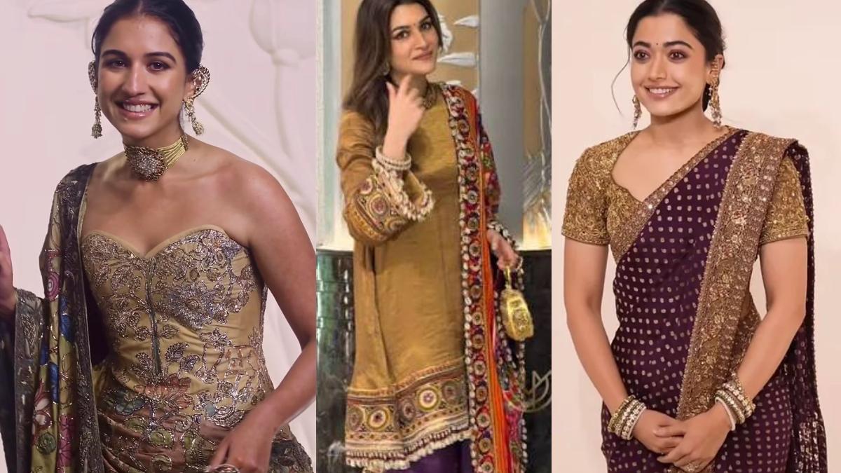 From Radhika Merchant to Rashmika Mandanna, stars bring Indian craft to life in style
