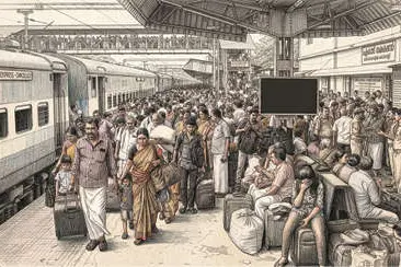 റെയിൽവേ അറിയിപ്പ് അറിഞ്ഞില്ല വലഞ്ഞ് യാത്രക്കാർ