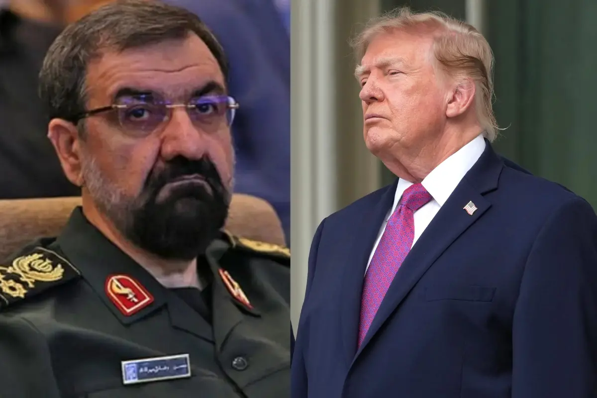 secretary of Iran's Supreme National Security Council Mohsen Rezaei (left), US President Donald Trump | Photo: PTI