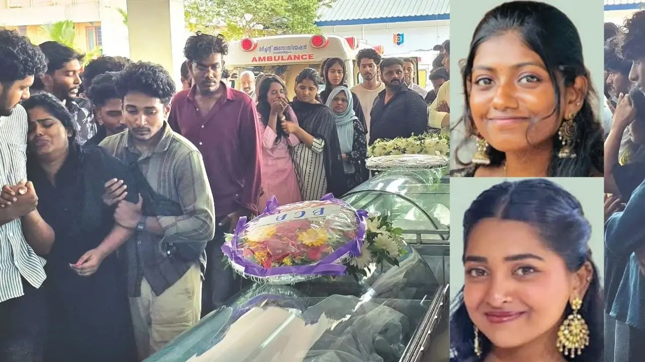 ഗോപികയുടെയും ദേവികയുടെയും മൃതദേഹങ്ങൾ തൃക്കാക്കര കെ.എം.എം. കോളേജിൽ പൊതുദർശനത്തിന് വെച്ചപ്പോൾ വിങ്ങിപ്പൊട്ടുന്ന സഹപാഠികൾ | ഗോപിക, ദേവിക