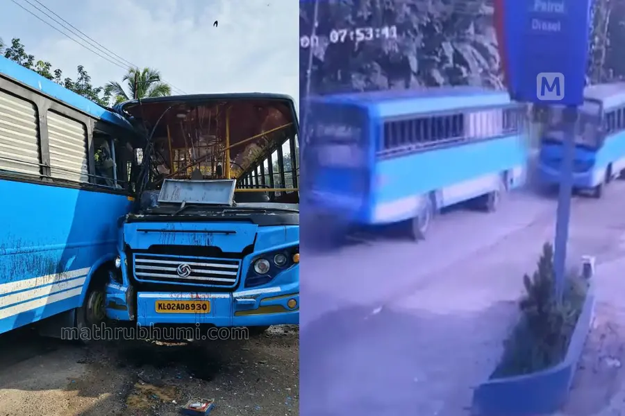 ബസ് അപകടത്തിൽ നിരവധി പേർക്ക് പരിക്ക്, നടുക്കുന്ന വീഡിയോ
