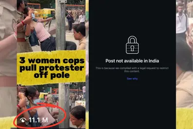 Instagram blocks viral Mathrubhumi video of Delhi Police action against protester
