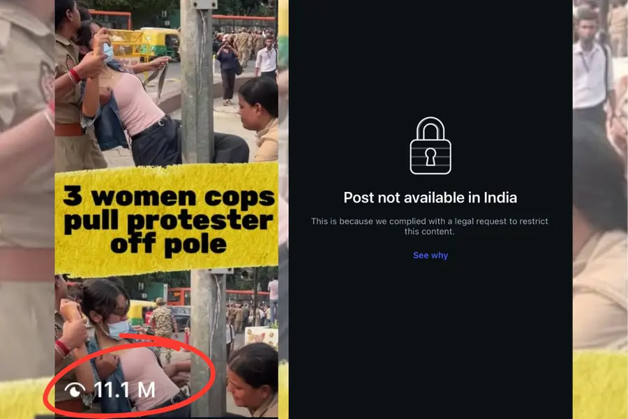 Instagram blocks Mathrubhumi video of Delhi protest in India