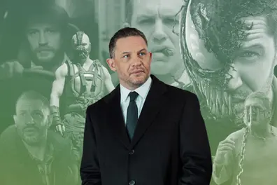 Tom Hardy wore mountain sneakers to a charity lunch