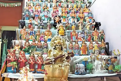 ബൊമ്മക്കൊലു ഒരുക്കി അഗ്രഹാരങ്ങൾ