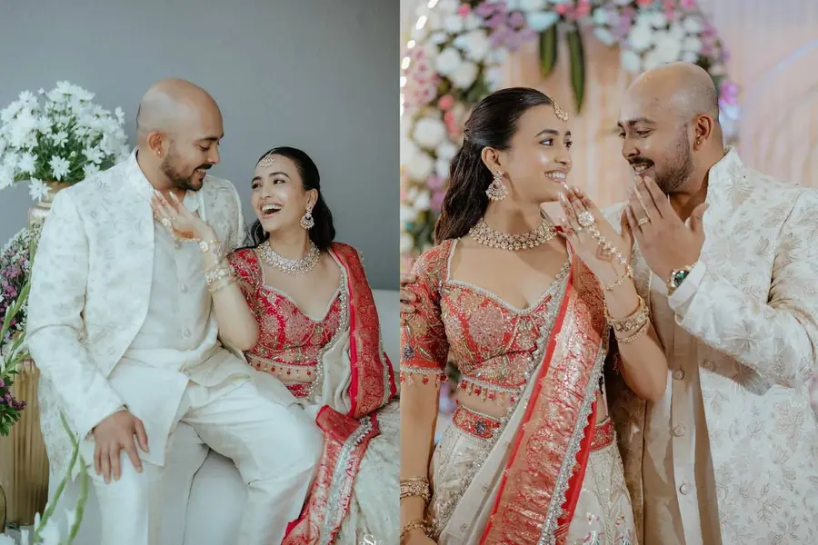 Akriti Agarwal and Prithvi Shaw