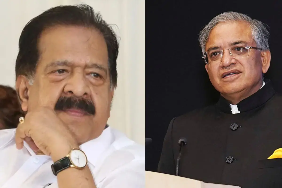 From (L) Kerala Home Minister Ramesh Chennithala and Chief Election Commissioner (CEC) Gyanesh Kumar. | Photos: MBI/PTI