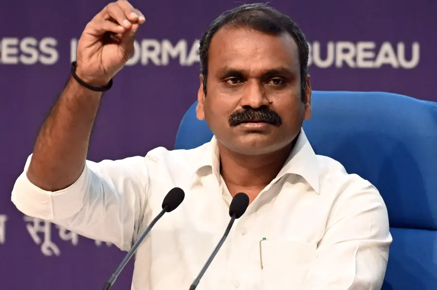 Dr L. Murugan Minister of State Information and Broadcasting Minister
