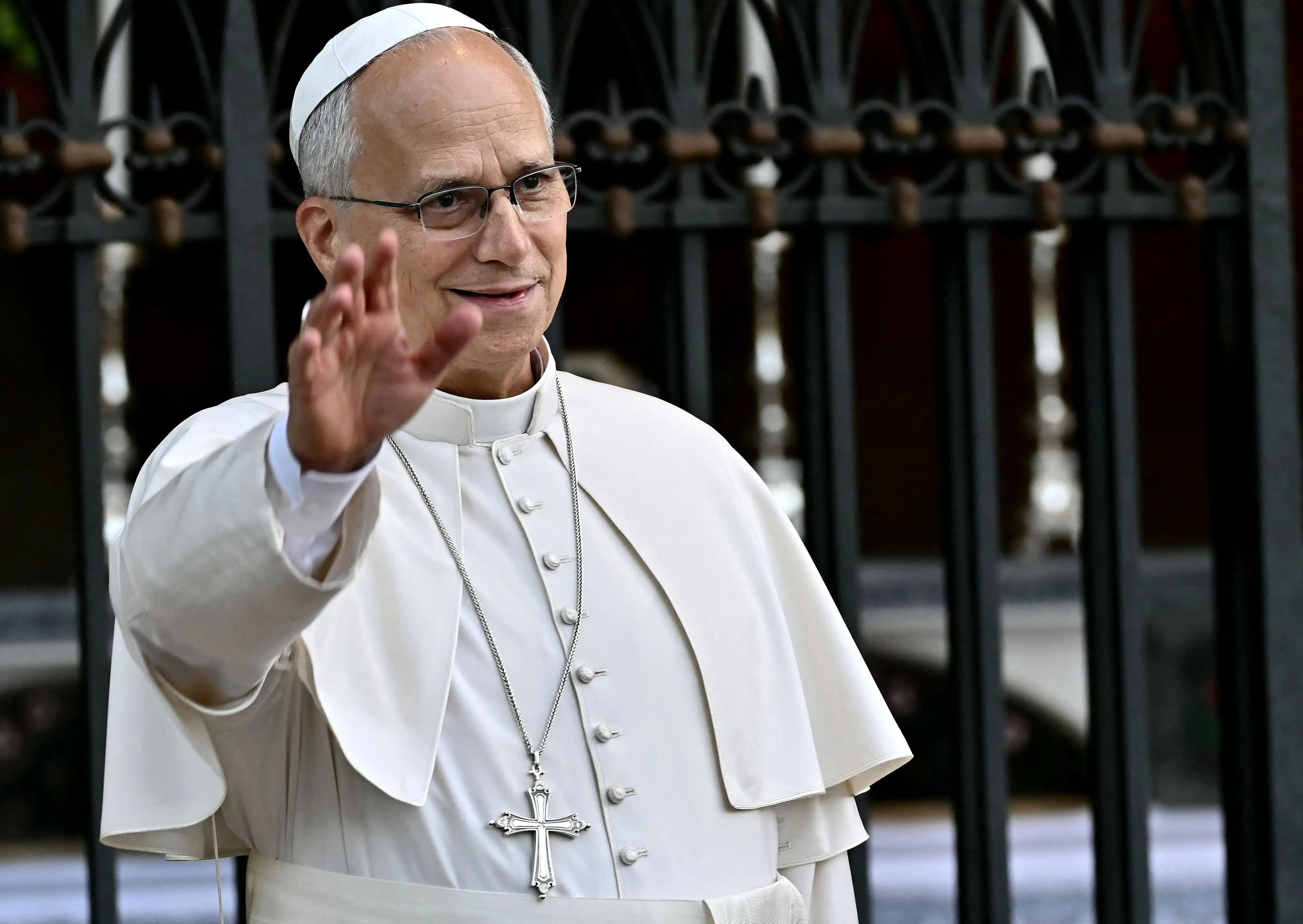 Pope Leo XIV | Photo by Filippo MONTEFORTE / AFP