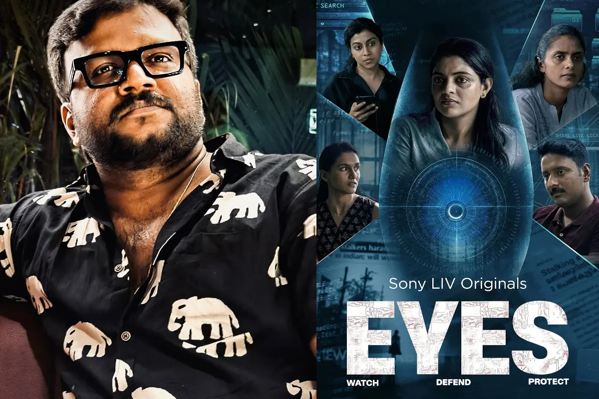 Manu Ashokan discusses the message behind his Malayalam web series 'Eyes' and the need to stop romanticizing stalking. Photos | X