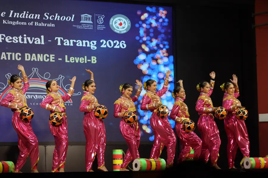 ഇന്ത്യൻ സ്കൂൾ യുവജനോത്സവമായ തരംഗിൽ ആര്യഭട്ട, ജെ.സി ബോസ് ഹൗസുകൾക്ക് മുന്നേറ്റം