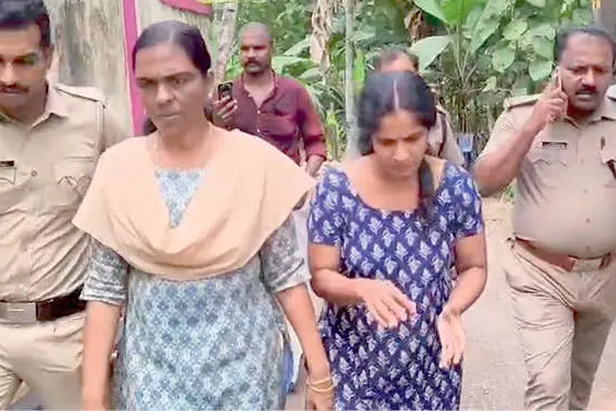വെള്ളിമൺ കൊലപാതകം: ലേഖാമേരിയെ വീട്ടിലെത്തിച്ച് തെളിവെടുത്തു