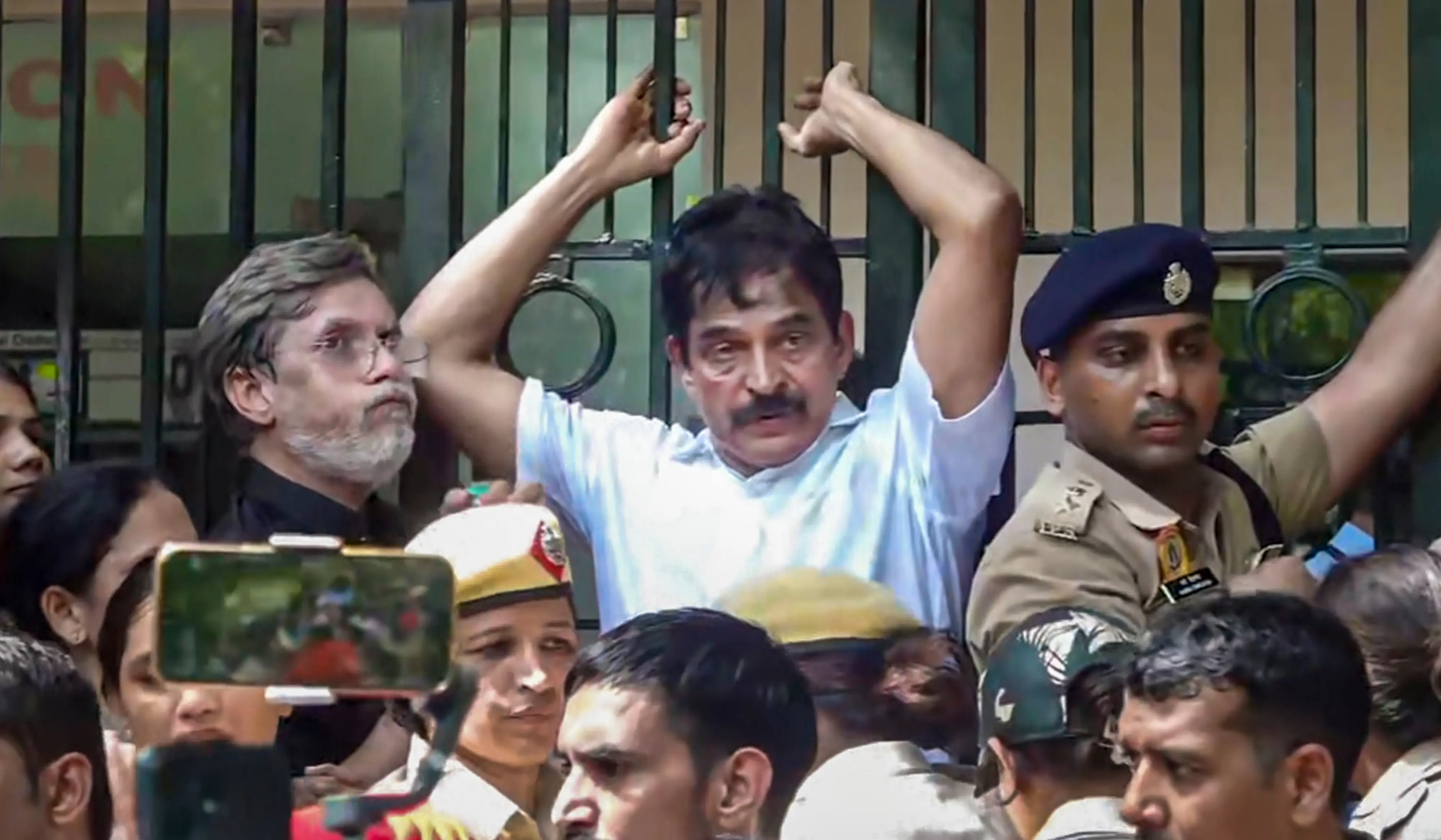 ഇന്ത്യ സഖ്യ പ്രതിഷേധങ്ങള്‍ക്കിടെ കെ.സി.വേണുഗോപാല്‍ |ഫോട്ടോ:PTI
