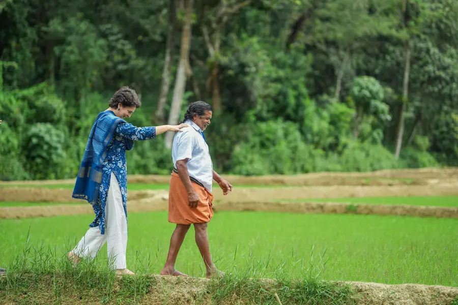 Priyanka Gandhi remembers Cheruvayal Raman as her “Malayali Acchan”