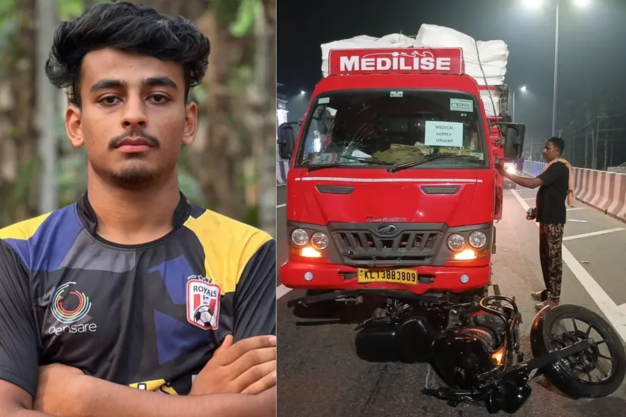 ബൈക്കിന് പിന്നിൽ ലോറിയിടിച്ച് യുവാവിന് ദാരുണാന്ത്യം; അപകടം പന്തീരാങ്കാവ് ടോൾ പ്ലാസയ്ക്ക് സമീപം