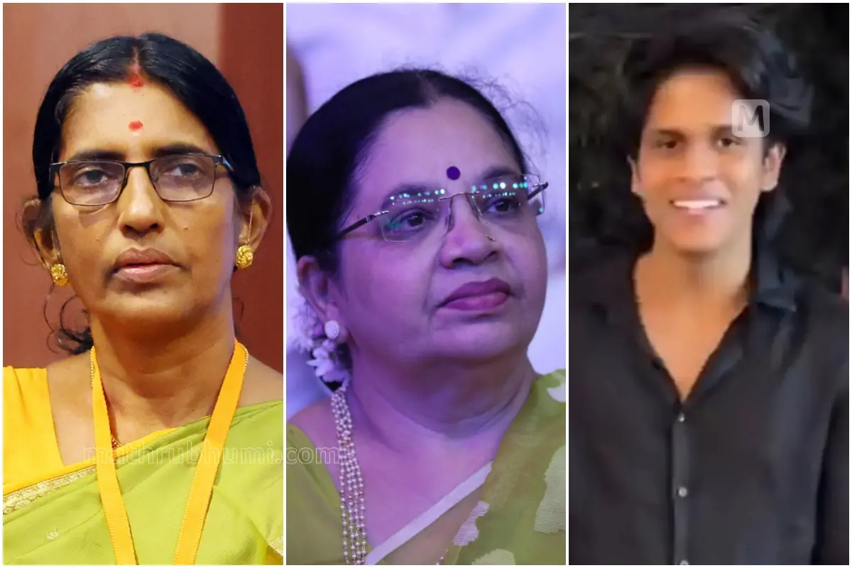 കെ.പി. ശശികല, ഭാഗ്യലക്ഷ്മി, സുഹൈല് | Photo: Mathrubhumi, Special Arrangement