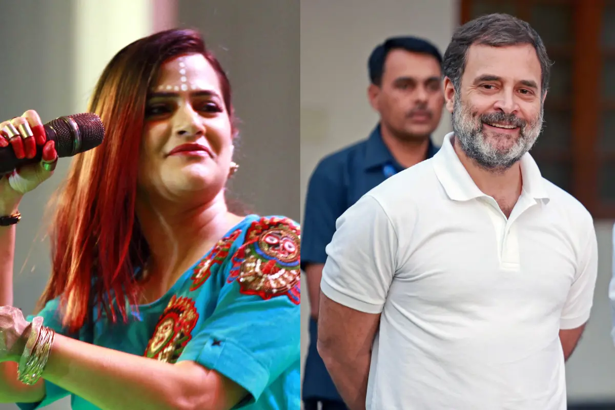 സോന മൊഹാപത്ര, രാഹുൽ ഗാന്ധി | Photo: മാതൃഭൂമി, ANI