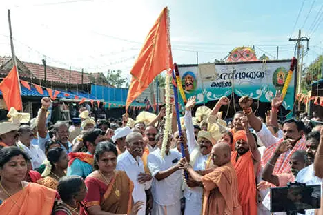 സമുദ്രഗിരി രഥയാത്ര കന്യാകുമാരിയിൽ തുടങ്ങി : 18-ന് കാളിമലയിൽ എത്തും