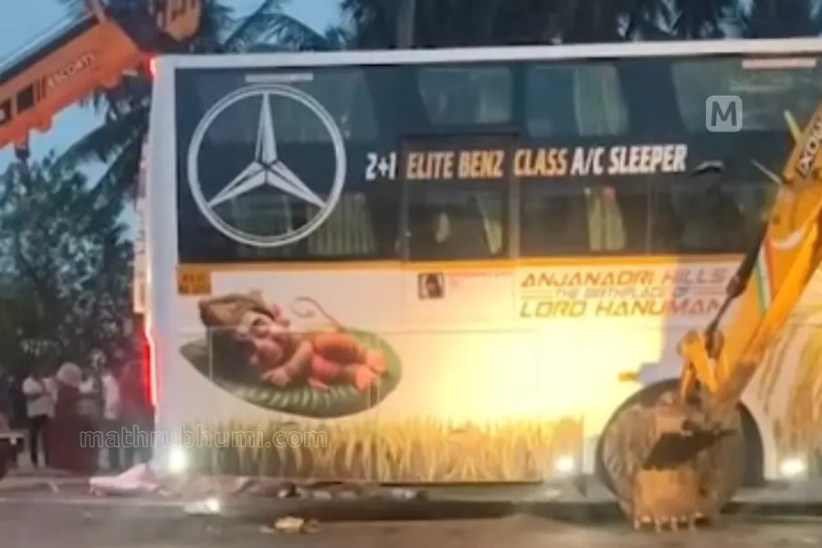 Tourist bus from Kerala involved in accident near Mysuru