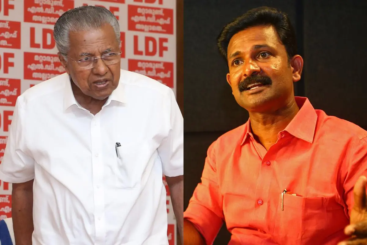 പിണറായി വിജയൻ, ജിന്റോ ജോൺ | Photo: Mathrubhumi