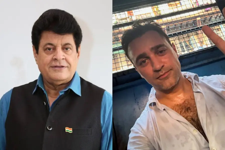 Gajendra Chauhan and Imran Khan