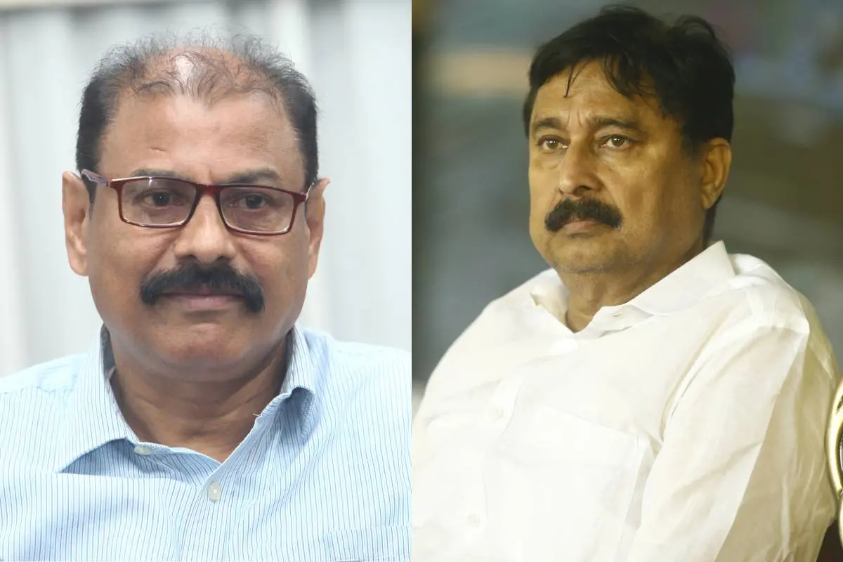യു. ഷറഫലി, വി. അബ്ദുറഹ്മാൻ | ഫോട്ടോ - മാതൃഭൂമി