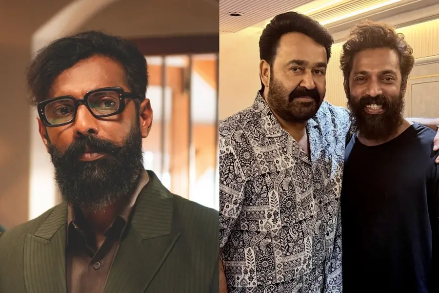 Jishad Shamsudheen and Mohanlal