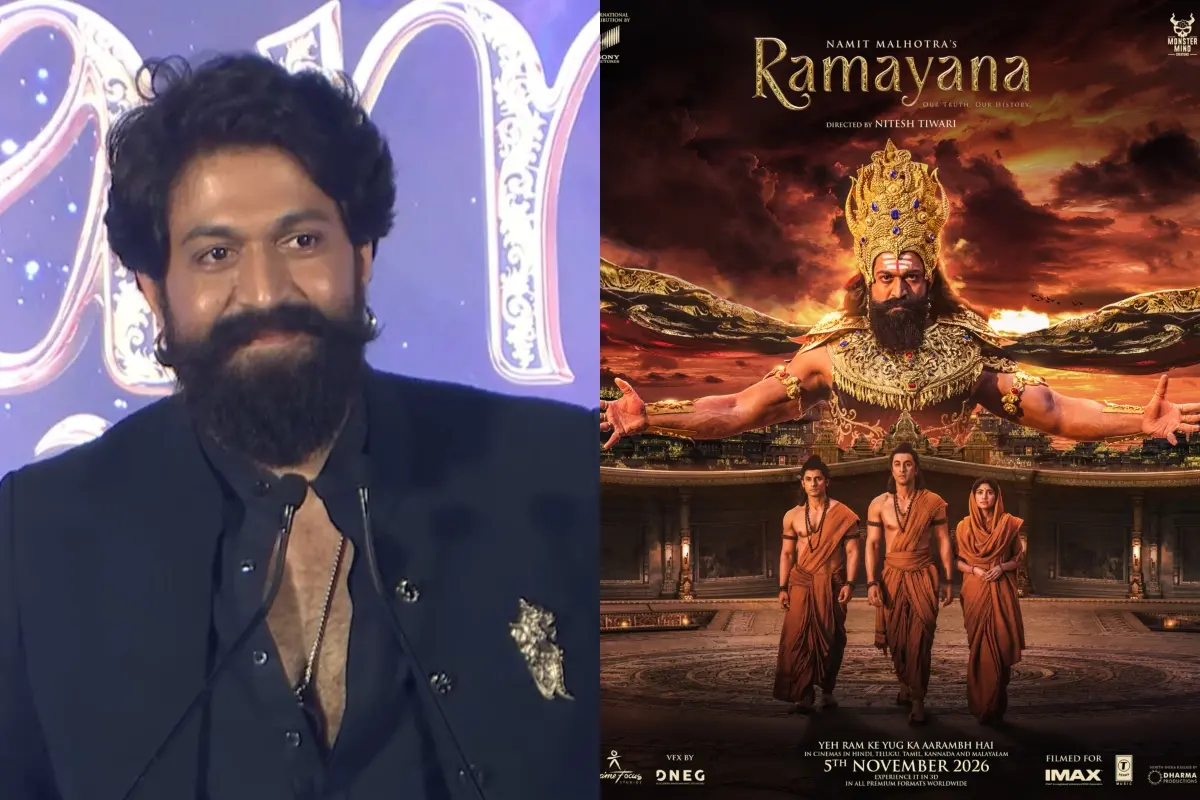 യഷ്, രാമായണ എന്ന ചിത്രത്തിന്റെ പോസ്റ്റർ | ഫോട്ടോ: സ്ക്രീൻഗ്രാബ്, X