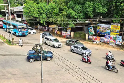 കുരുങ്ങുന്ന തൊടുപുഴ നഗരം