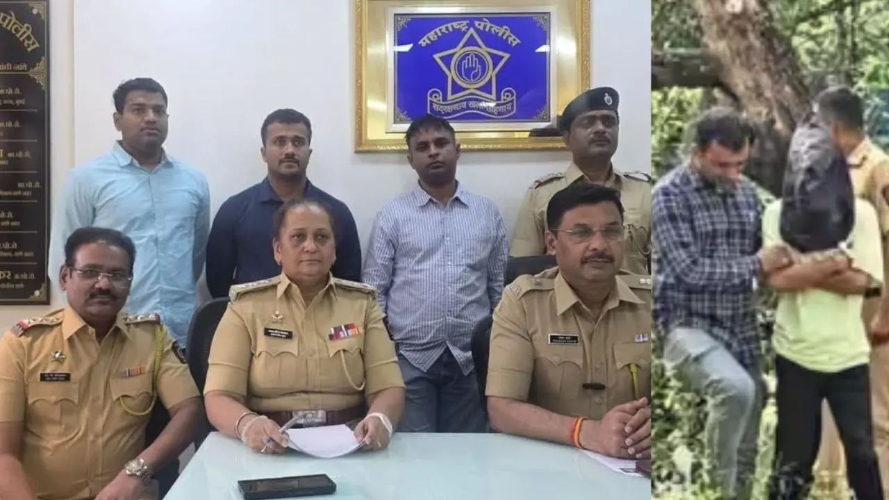 അന്വേഷണ സംഘം | പ്രതികളിലൊരാളെ തെളിവെടുപ്പിന് എത്തിച്ചപ്പോൾ