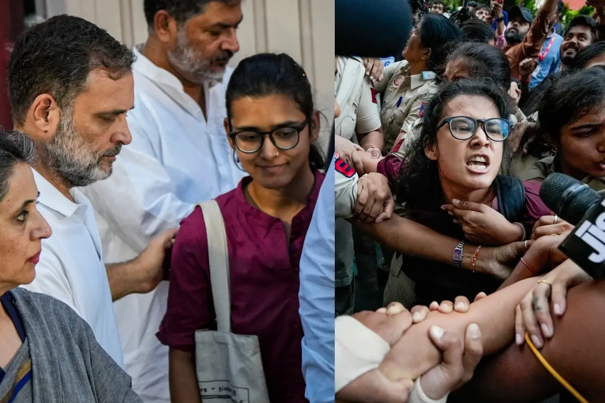 രാഹുല് ഗാന്ധിയും നേഹ ബോറയും |ഫോട്ടോ:PTI