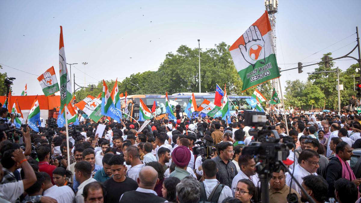 Jio App Interface Delhi Police grants NOC for Congress rally at Ramlila Maidan from Oct ...