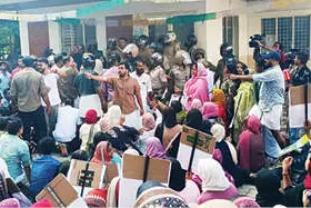 മണിയൂർ പോക്സോ കേസ് പോലീസ് സ്റ്റേഷൻ മാർച്ചിൽ സംഘർഷം