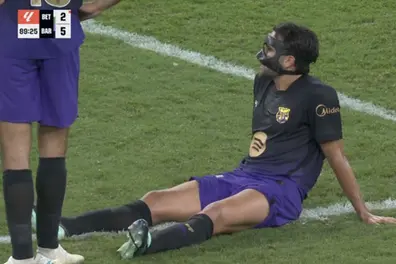 Barcelona face defensive crisis as Eric Garcia limps off in 5-2 Real Betis win
