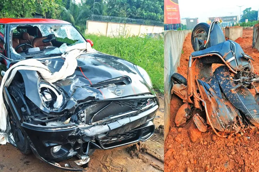 Nedumbassery Mini Cooper Accident