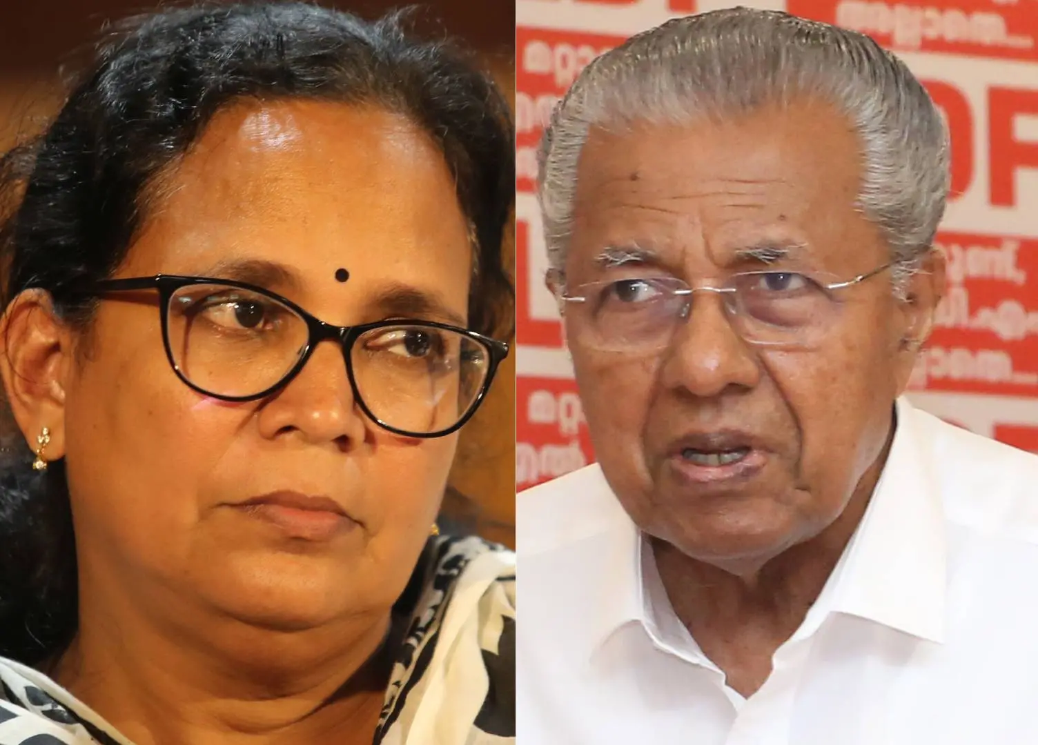 കെ.കെ. രമ, പിണറായി വിജയൻ | Photo: Mathrubhumi