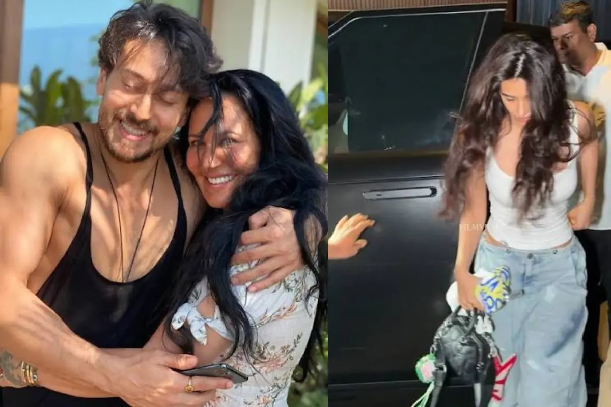 Tiger Shroff reportedly escaped without gunshot injuries after his BMW came under fire in Juhu. Photos | X
