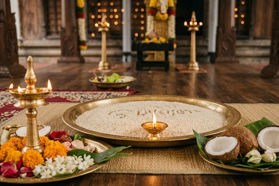 വിജയദശമി: അക്ഷരപൂജയിലൂടെ അറിവിനെയും ആയുധപൂജയിലൂടെ പ്രവർത്തിയേയും, കലകളെയും ഉപാസിക്കുന്ന ദിനം