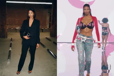 Kobe Bryant’s daughter Natalia makes Victoria’s Secret runway debut in standout streetwear look