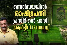 വേണമെങ്കിൽ ചിത്രം നെൽവയലിലും വരയ്ക്കാം; വിത്തുകൾകൊണ്ട് വിസ്മയമൊരുക്കി വയനാട്ടിലെ പ്രസീദ്