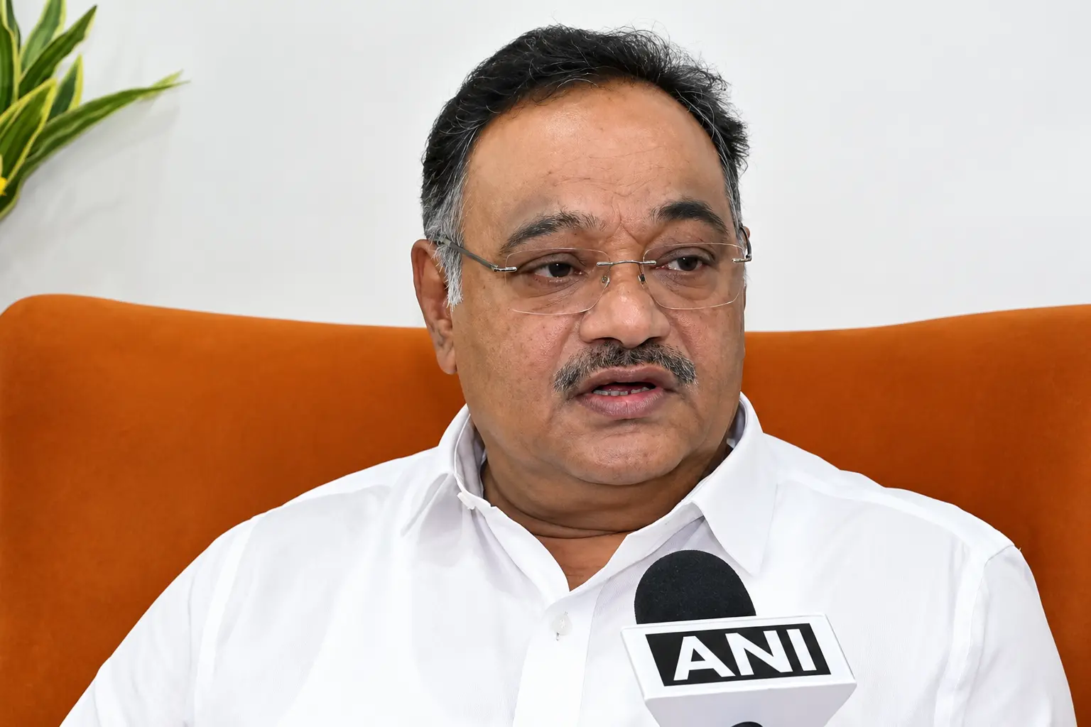 BJP West Bengal president Shamik Bhattacharya speaks to the media amid the political row over the Chorbagan Durga Puja stampede.
