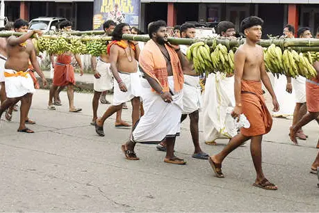 ആഘോഷമായി കൂടൽമാണിക്യത്തിലെ തണ്ടികവരവ്