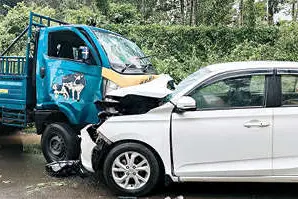 വരദൂരിൽ വാഹനാപകടം; എട്ടുപേർക്ക് പരിക്ക്