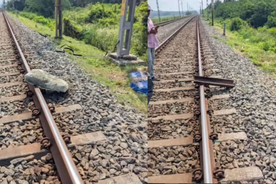 ഷൊർണൂരിന് സമീപം റെയിൽവേ പാളത്തിൽ ഇരുമ്പ് കഷ്ണങ്ങളും കോൺക്രീറ്റും; ട്രെയിൻ അട്ടിമറി ശ്രമമോ? ഒരാൾ കസ്റ്റഡിയിൽ