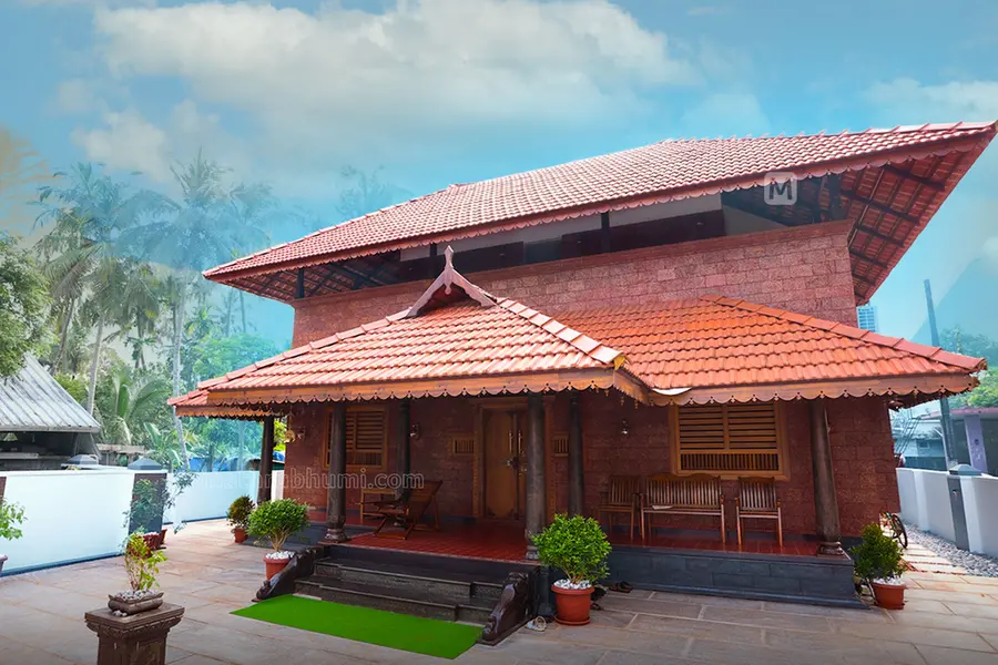 കാരൈക്കുടി കൽത്തൂൺ,തൃശ്ശൂരിലെ ചെങ്കല്ല്: പച്ചത്തുരുത്തിൽ ഒരു ചെങ്കൽ മന