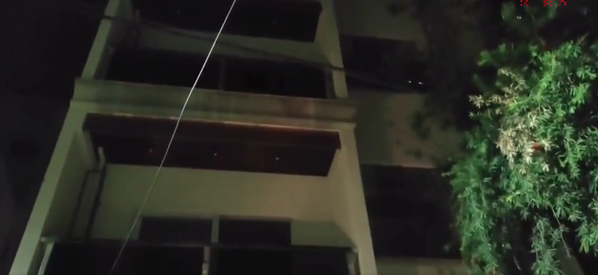 A suspicious explosion at this under-construction building on Jermiah Road in Pulikeshi Nagar, Bengaluru, has triggered a police investigation | Photo: PTI