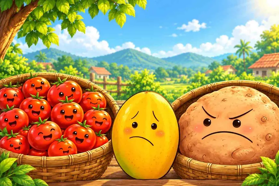 tomato and yam