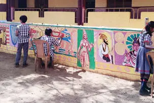 നിറം ചാലിച്ച് പൈതൃകം; ചുവരിൽ ചരിത്രവിസ്മയം