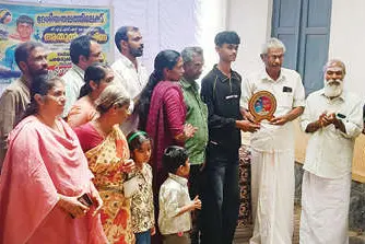 അതുൽ കൃഷ്ണയ്ക്ക് സ്വീകരണം നൽകി