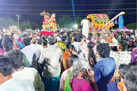 പഴനിയിൽ നവരാത്രി ഉത്സവം ആഘോഷിച്ചു
